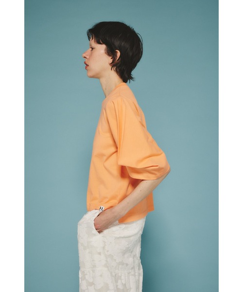 新作未使用Herin.cye タックスリーブカットトップス Tuck sleeve cut tops タックスリーブカットトップス（Tシャツ