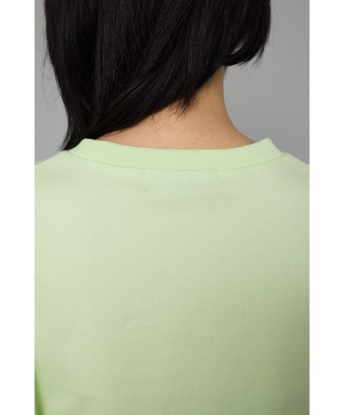 HeRIN.CYE(ヘリンドットサイ)の「Tuck sleeve cut tops タックスリーブカットトップス(Tシャツ/カットソー・レディース・ブラック/オレンジ/ホワイト/ライトグリーン・FREE)」の19枚目の写真