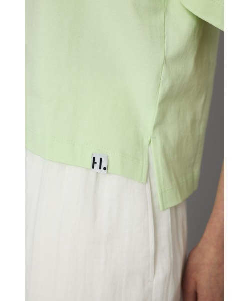 HeRIN.CYE(ヘリンドットサイ)の「Tuck sleeve cut tops タックスリーブカットトップス(Tシャツ/カットソー・レディース・ブラック/オレンジ/ホワイト/ライトグリーン・FREE)」の22枚目の写真