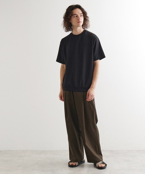 tk.TAKEO KIKUCHI（ティーケータケオキクチ）の「リネンタッチ バレルスラックス（その他パンツ・メンズ・ブラック/ブラウン系その他/オフホワイト・02/03）」の14枚目の写真