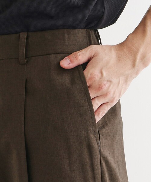 tk.TAKEO KIKUCHI（ティーケータケオキクチ）の「リネンタッチ バレルスラックス（その他パンツ・メンズ・ブラック/ブラウン系その他/オフホワイト・02/03）」の21枚目の写真