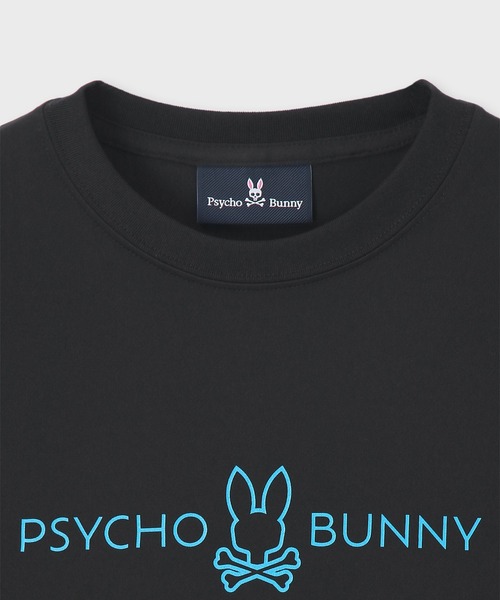 Psycho Bunny（サイコバニー）の「[WEB限定]365 UVドライ ラッシュガード（Tシャツ/カットソー・メンズ・ブラック/チャコールグレー/ホワイト・MEDIUM/LARGE/X-LARGE）」の9枚目の写真