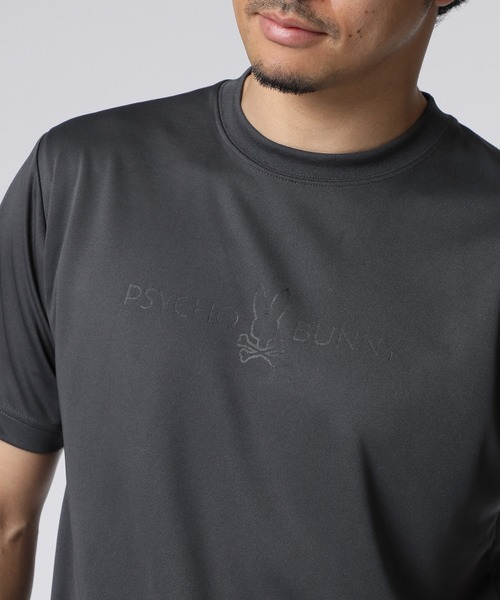Psycho Bunny（サイコバニー）の「[WEB限定]365 UVドライ ラッシュガード（Tシャツ/カットソー・メンズ・ブラック/チャコールグレー/ホワイト・MEDIUM/LARGE/X-LARGE）」の11枚目の写真