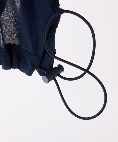 one after another NICE CLAUP（ワンアフターアナザーナイスクラップ）の「シアーリボンマウンテンパーカー（マウンテンパーカー・レディース・オフホワイト/ネイビー・FREE）」の11枚目の写真