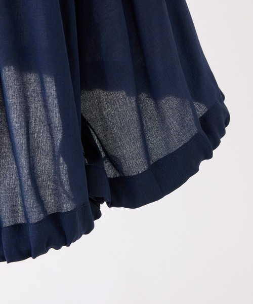 one after another NICE CLAUP（ワンアフターアナザーナイスクラップ）の「シアーリボンマウンテンパーカー（マウンテンパーカー・レディース・オフホワイト/ネイビー・FREE）」の10枚目の写真