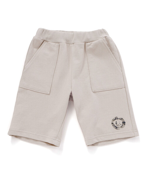 BeBe（ベベ）の「ミニウラケウエストリブハーフパンツ(80~150cm)（スウェットパンツ・キッズ・ベージュ/ネイビー・130cm/140cm/150cm）」の11枚目の写真