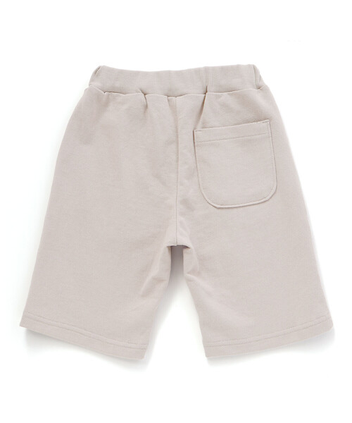 BeBe（ベベ）の「ミニウラケウエストリブハーフパンツ(80~150cm)（スウェットパンツ・キッズ・ベージュ/ネイビー・130cm/140cm/150cm）」の10枚目の写真