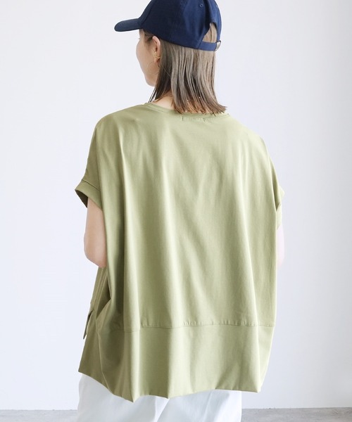 reca(レカ)の「ロゴプリントドルマンTシャツ(Tシャツ/カットソー・レディース・オフホワイト/ブラック/カーキ・FREE)」の20枚目の写真