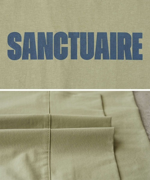 reca(レカ)の「ロゴプリントドルマンTシャツ(Tシャツ/カットソー・レディース・オフホワイト/ブラック/カーキ・FREE)」の9枚目の写真