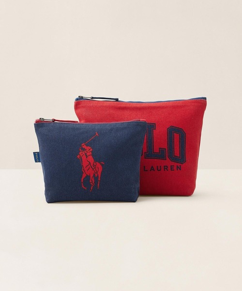 Polo アイコン ポーチ セット オブ 2（ポーチ）｜RALPH LAUREN HOME