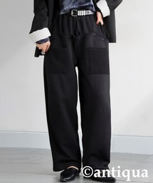 スウェット テーパードパンツ