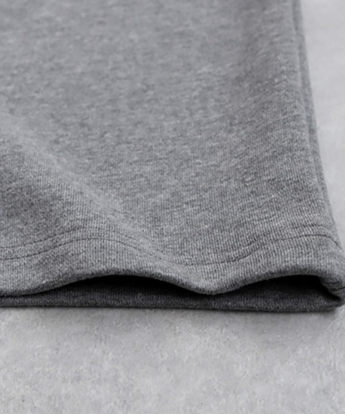antiqua(アンティカ)の「スウェット テーパードパンツ(スウェットパンツ・レディース・ブラック/杢グレー・ONESIZE)」の3枚目の写真