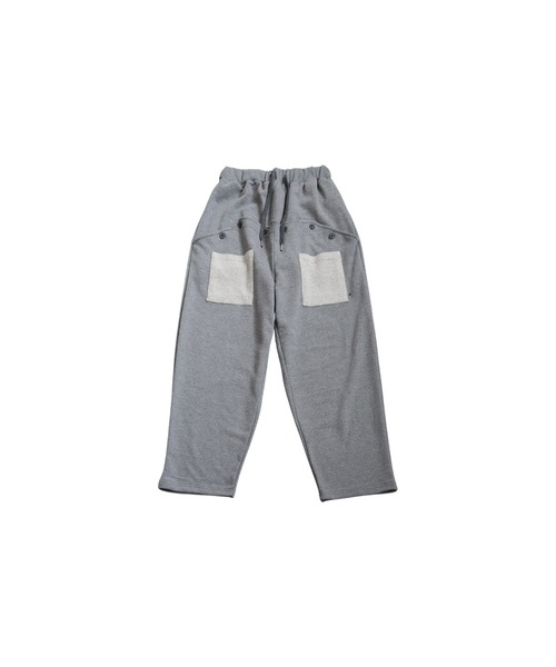 antiqua(アンティカ)の「スウェット テーパードパンツ(スウェットパンツ・レディース・ブラック/杢グレー・ONESIZE)」の9枚目の写真