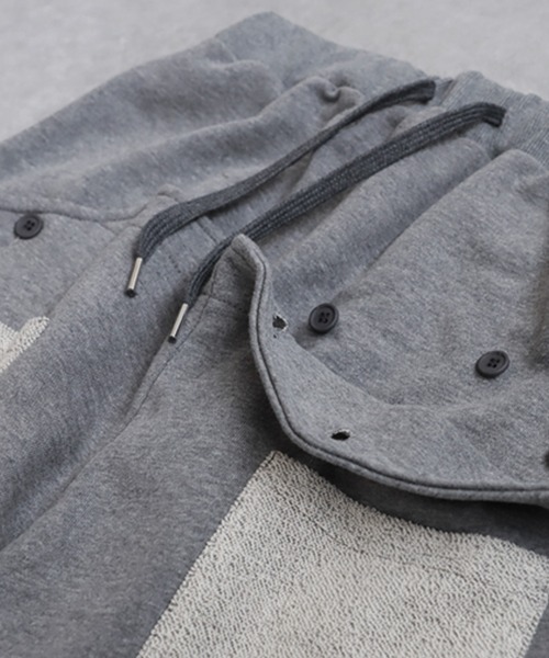 antiqua(アンティカ)の「スウェット テーパードパンツ(スウェットパンツ・レディース・ブラック/杢グレー・ONESIZE)」の11枚目の写真
