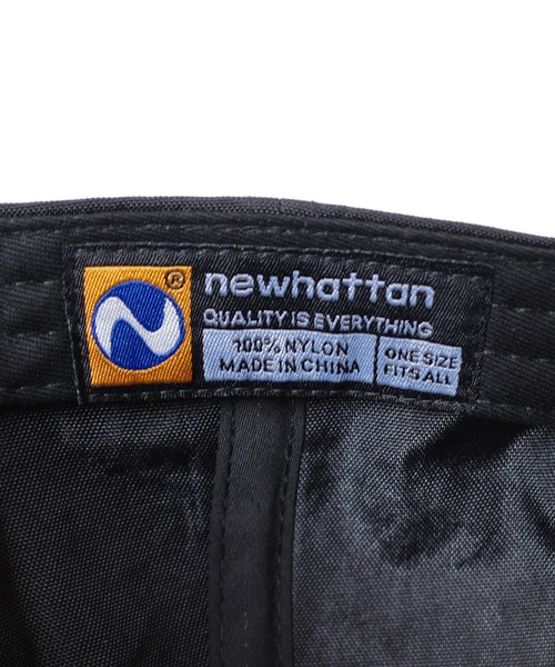 帽子 RHODOLIRION Washer Nylon Cap セール】【newhattan/ニューハッタン】Washer Nylon Flat Visor
