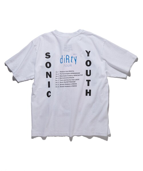 Sonic Youth ツアーTシャツ 青色 サイズ2 Sonic Youth ツアーTシャツ 青色 サイズ2