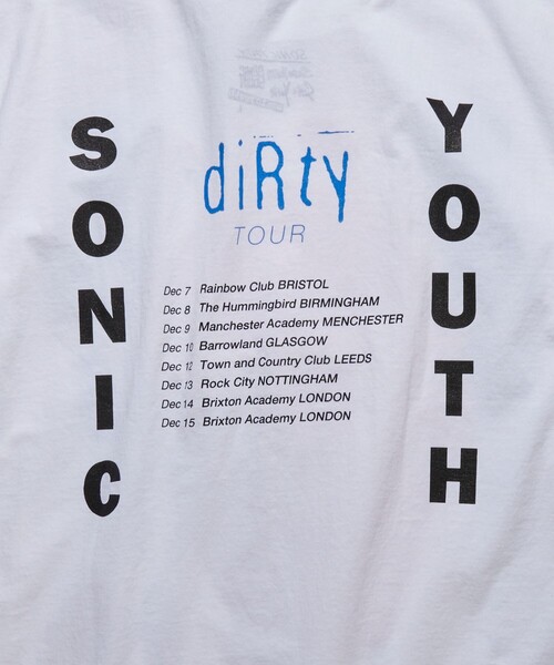 SONIC YOUTH DIRTY TEE（Tシャツ/カットソー）｜FREAK'S STORE