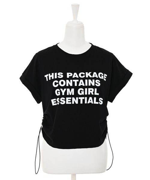 tシャツ 「Narcissus」ロゴドローコードＴシャツ レディース セール】【Narcissus】ロゴドローコードTシャツ（Tシャツ
