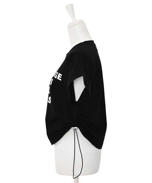 tシャツ 「Narcissus」ロゴドローコードＴシャツ レディース セール】【Narcissus】ロゴドローコードTシャツ（Tシャツ