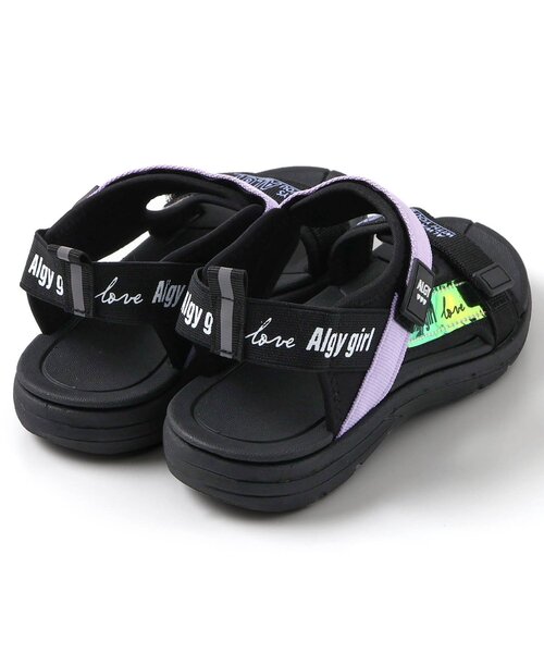algy(アルジー)の「ベルトサンダル(サンダル・キッズ・ラベンダー/サックスブルー・24/22/20)」の4枚目の写真