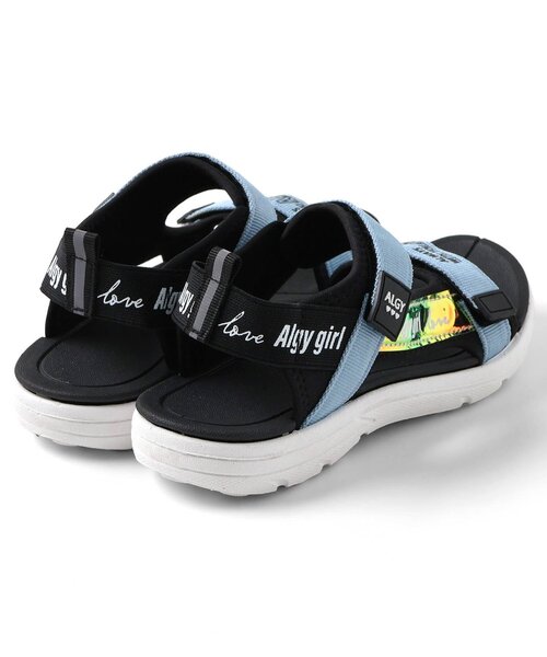 algy(アルジー)の「ベルトサンダル(サンダル・キッズ・ラベンダー/サックスブルー・24/22/20)」の3枚目の写真