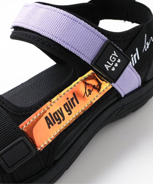 algy(アルジー)の「ベルトサンダル(サンダル・キッズ・ラベンダー/サックスブルー・24/22/20)」の6枚目の写真