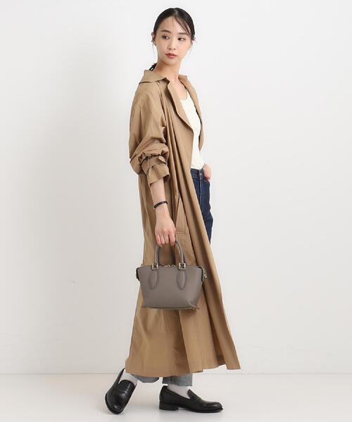 TOFF&LOADSTONE（トフアンドロードストーン）の「クープ ライトシュリンク（S）（トートバッグ・レディース・マスタード/サンドベージュ/ホワイト系/ブラック/チャコールグレー/ブラウン系その他2・00）」の11枚目の写真