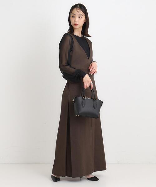 TOFF&LOADSTONE（トフアンドロードストーン）の「クープ ライトシュリンク（S）（トートバッグ・レディース・マスタード/サンドベージュ/ホワイト系/ブラック/チャコールグレー/ブラウン系その他2・00）」の16枚目の写真