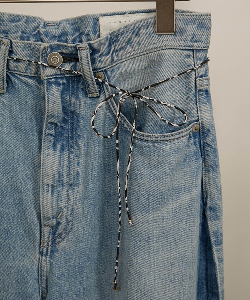 SALON adam et rope'（サロン アダム エ ロペ）の「リバティマルチコードネックレス / コードベルト（ネックレス・レディース・ブラック/ブルー系その他4/グリーン・FREE）」の2枚目の写真