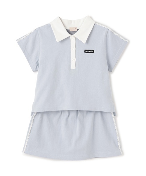 【新品未使用】パイルセットアップ ピンク sorbet light 接触冷感素材 baby ampersand 接触冷感 ひんやり ブランケット ケープ 72×104