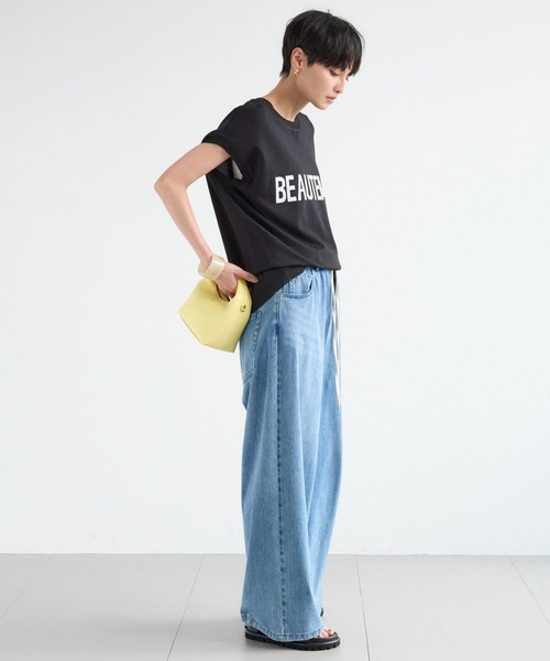 BARNYARDSTORM（バンヤードストーム）の「BARNYARDSTORM / 【SINBONO(シンボノ) 】 ショルダーバッグ（ハンドバッグ・レディース・イエロー/オフホワイト/ブラック・FREE）」の6枚目の写真