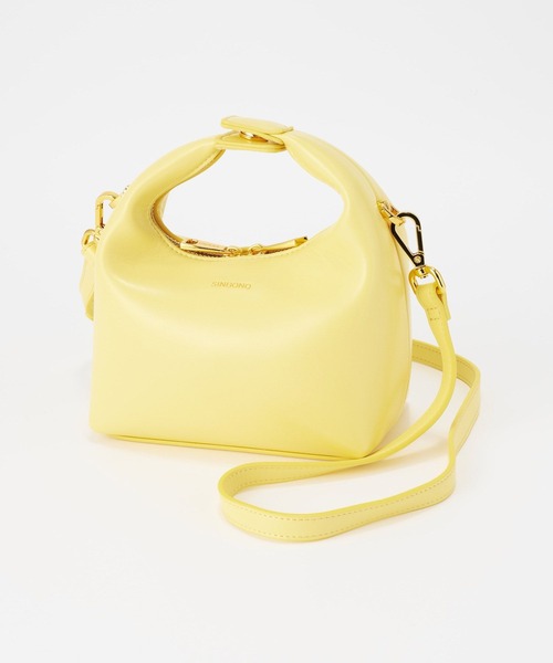 BARNYARDSTORM（バンヤードストーム）の「BARNYARDSTORM / 【SINBONO(シンボノ) 】 ショルダーバッグ（ハンドバッグ・レディース・イエロー/オフホワイト/ブラック・FREE）」の9枚目の写真