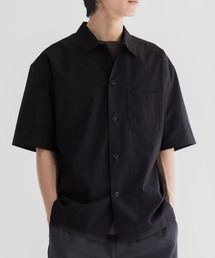 NAVY KAZETOSU メッシュ半袖シャツ