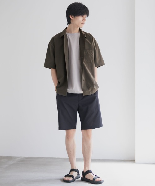 NAVY（ネイビー）の「NAVY KAZETOSU メッシュ半袖シャツ（シャツ/ブラウス・メンズ・ブラック/ネイビー/ブラウン・M/L/XL/S）」の22枚目の写真