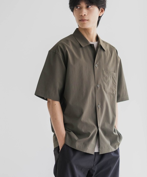 ネイビー 波模様 半袖シャツ 未使用タグ付き タグ付未使用 ネイビー 半袖シャツ サイズF - メルカリ