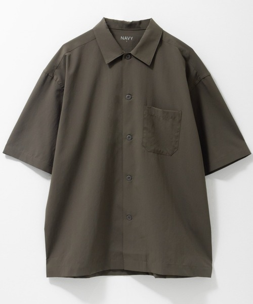 NAVY（ネイビー）の「NAVY KAZETOSU メッシュ半袖シャツ（シャツ/ブラウス・メンズ・ブラック/ネイビー/ブラウン・M/L/XL/S）」の17枚目の写真