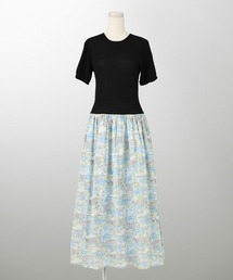 ドッキング ワンピース Made with Liberty Fabric HUIT