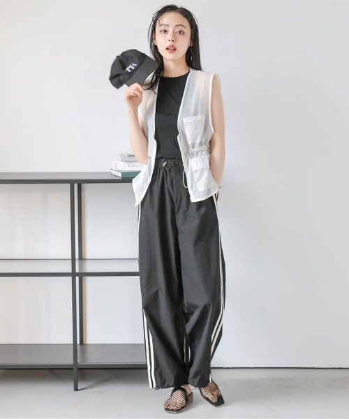 AMELY（エミリー）の「シアーフィッシングベスト（ベスト・レディース・ホワイト/ブラック・フリー）」の3枚目の写真