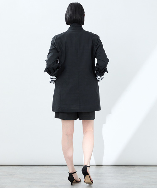 VERMEIL par iena(ヴェルメイユパーイエナ)の「ラミーストレッチショートパンツ(その他パンツ・レディース・ブラック/ブラウン・38/36)」の15枚目の写真