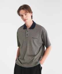 Regen Glanz | logo multi boarder polo shirt/ロゴマルチボーダーポロシャツ(ポロシャツ)