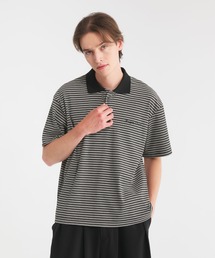 Regen Glanz([QOc)logo multi boarder polo shirt/S}`{[_[|Vc(|Vc)
