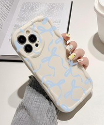 c.u.l（シーユーエル）の「リボン柄 iPhoneカバー アイフォンケース ipc766（スマホケース/カバー）」