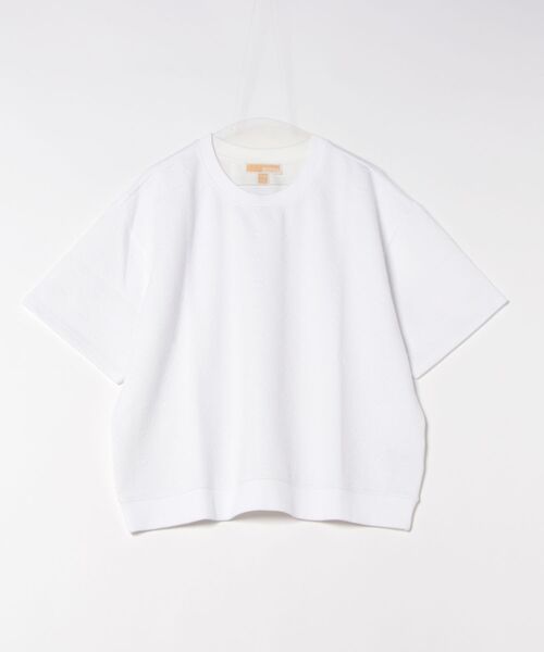 MICHAEL KORS(マイケルコース)の「ロゴ ジャカード ニット ショートスリーブ スウェット(スウェット・レディース・ホワイト・XL/L/M/S/XS)」の4枚目の写真