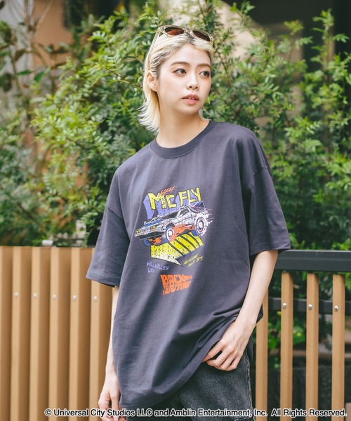 LB/S (エルビーエス)の「【ユニバーサル・ピクチャーズ】「BACK TO THE FUTURE」「E.T」オリジナルデザイン Tシャツ ドロップショルダー ビッグシルエット ユニセックス(Tシャツ/カットソー・メンズ・ブラック系その他/ホワイト系その他2/ブラック系その他2/ブルー系その他・MEDIUM/LARGE/X-LARGE)」の14枚目の写真
