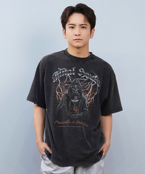 セール】【限定商品】lost/ロスト 半袖Tシャツ フロントプリント