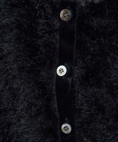 SALON adam et rope'（サロン アダム エ ロペ）の「前後2WAYフェザージャガードプルオーバー（その他トップス・レディース・ベージュ/ブラック・FREE）」の8枚目の写真