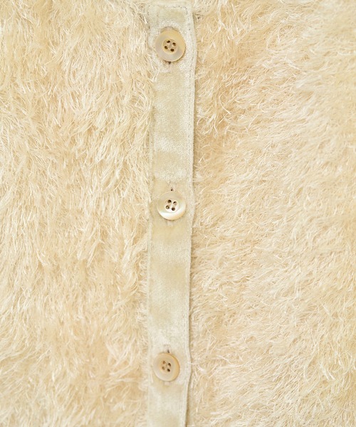 SALON adam et rope'（サロン アダム エ ロペ）の「前後2WAYフェザージャガードプルオーバー（その他トップス・レディース・ベージュ/ブラック・FREE）」の14枚目の写真