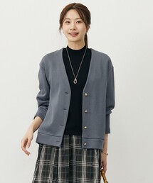 J.PRESS（ジェイプレス）の「ジャージー Vネック カーディガン（カーディガン/ボレロ）」
