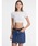 GUESS JEANS�i�Q�X�W�[���Y�j�́uGUESS JEANS Ss Crop Top ���� ���f�B�[�X�i�C���i�[�E�F�A/�����j�v�b�z���C�g