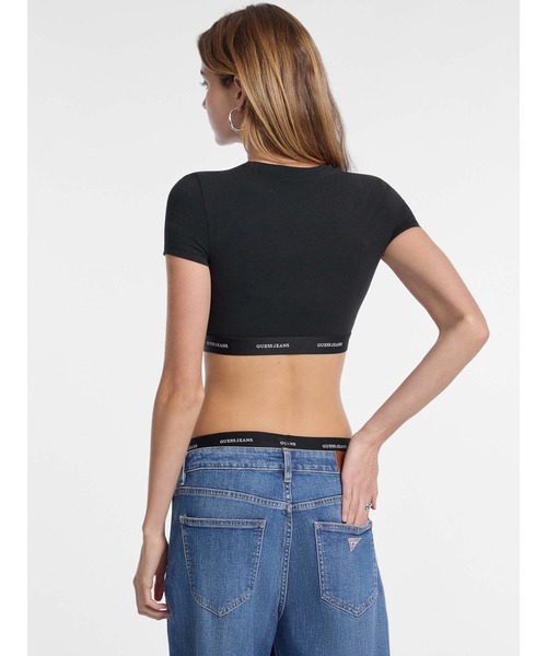 GUESS JEANS(ゲスジーンズ)の「GUESS JEANS Ss Crop Top 下着 レディース(インナーウェア/肌着・レディース・ホワイト/ブラック/グレー・X-SMALL/MEDIUM/SMALL)」の22枚目の写真